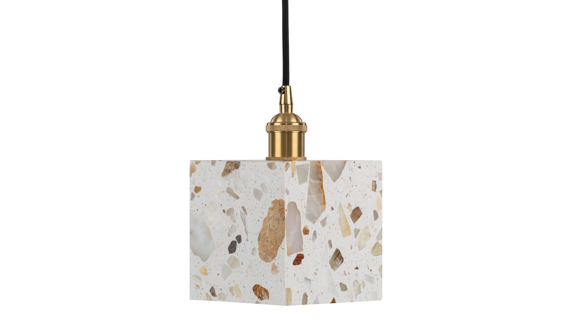 JunoJuno - Juno Square Ceiling Light, Terrazzo
