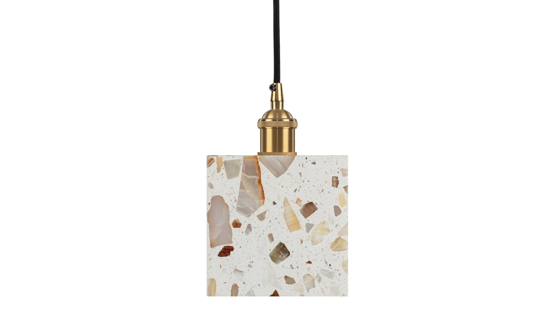 JunoJuno - Juno Square Ceiling Light, Terrazzo