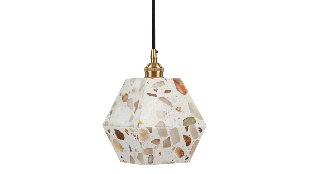 JunoJuno - Juno Prism Ceiling Light, Terrazzo