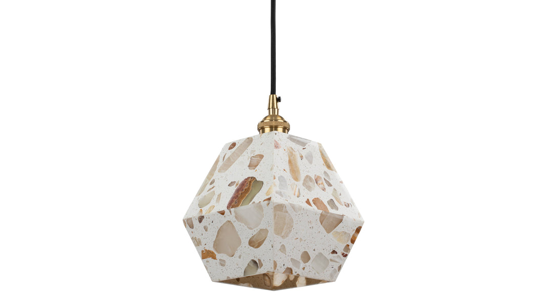 JunoJuno - Juno Prism Ceiling Light, Terrazzo