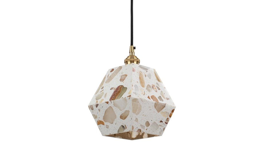 JunoJuno - Juno Prism Ceiling Light, Terrazzo