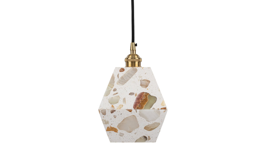 JunoJuno - Juno Prism Ceiling Light, Terrazzo