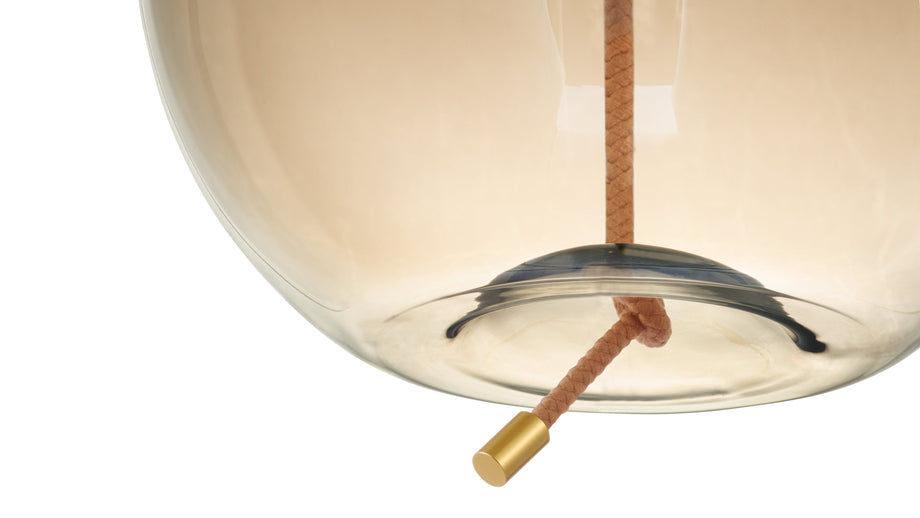 GenfGeneva - Geneva Sphere Pendant, Amber Glass