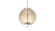 Geneva - Geneva - Geneva Sphere Pendant, Amber Glass - Image 1