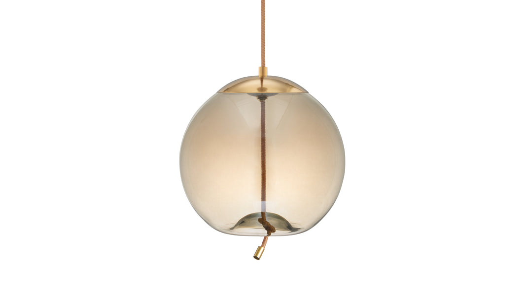 GenfGeneva - Geneva Sphere Pendant, Amber Glass