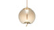Geneva - Geneva - Geneva Sphere Pendant, Amber Glass - Image 2