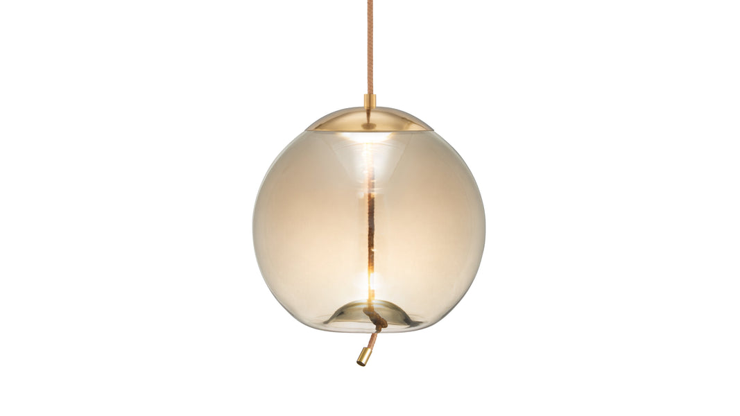 GenfGeneva - Geneva Sphere Pendant, Amber Glass