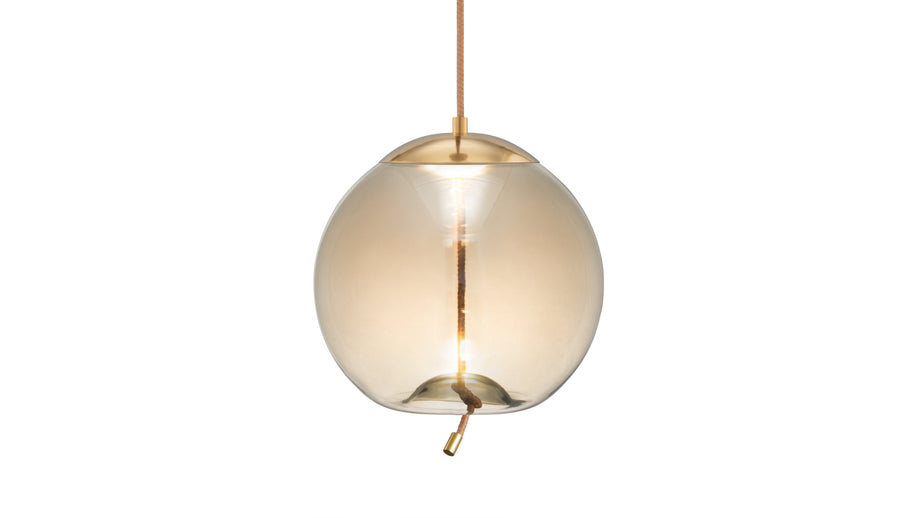 GenfGeneva - Geneva Sphere Pendant, Amber Glass