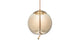 Geneva - Geneva - Geneva Sphere Pendant, Amber Glass - Image 3