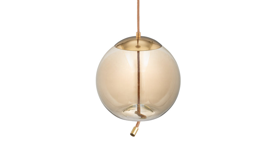GenfGeneva - Geneva Sphere Pendant, Amber Glass