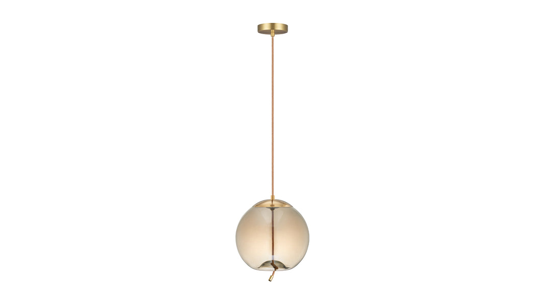 GenfGeneva - Geneva Sphere Pendant, Amber Glass