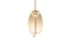 Geneva - Geneva - Geneva Drop Pendant, Amber Glass - Image 2