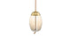 Geneva - Geneva - Geneva Drop Pendant, Amber Glass - Image 3