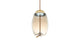 Geneva - Geneva - Geneva Drop Pendant, Amber Glass - Image 4