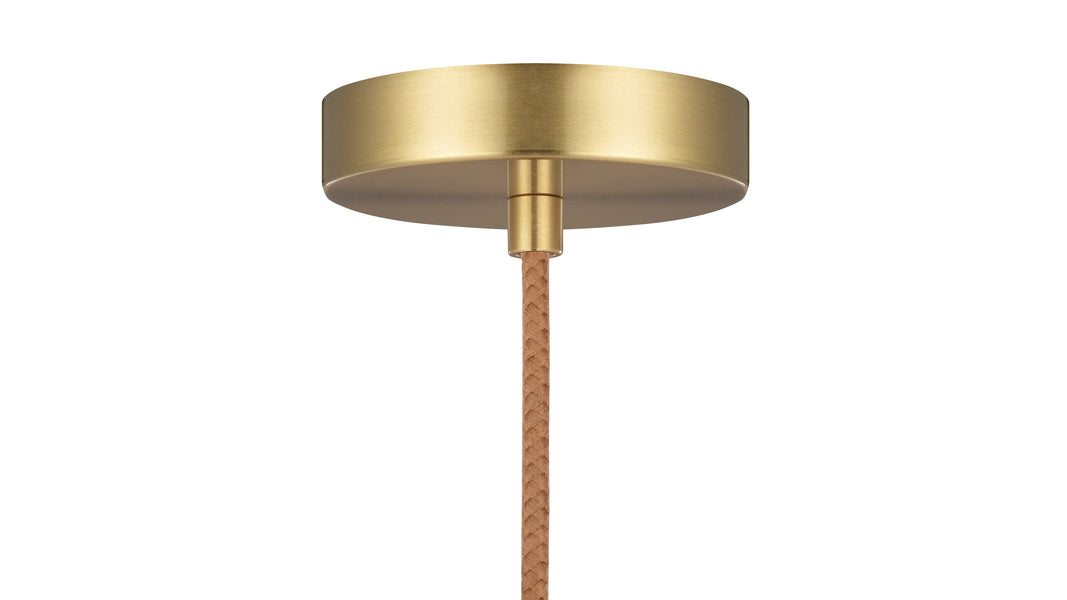 GenevaGeneva - Geneva Drop Pendant, Amber Glass