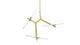 Agnes - Agnes - Agnes Medio Chandelier, Gold - Image 3