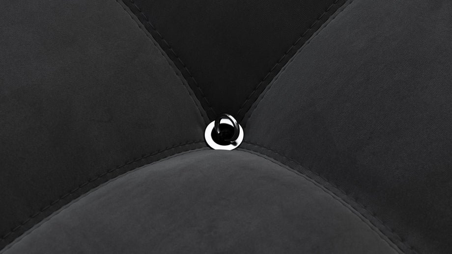 Bellini OttomanBlack Velvet