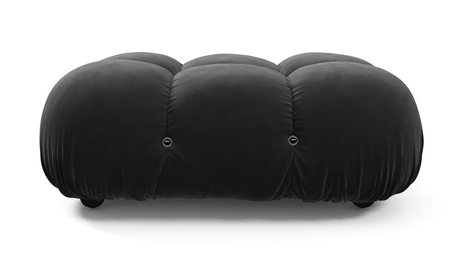 Bellini OttomanBlack Velvet