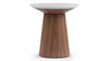 Cella - Cella - Cella Side Table, Walnut - Image 1