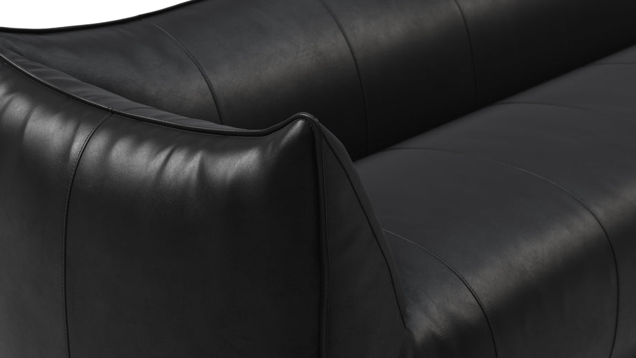 BamboleMidnight Black Premium Leather