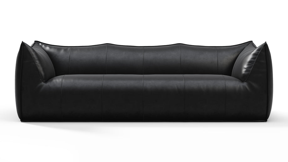 BamboleMidnight Black Premium Leather