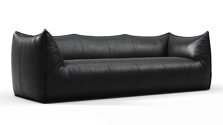 BamboleMidnight Black Premium Leather