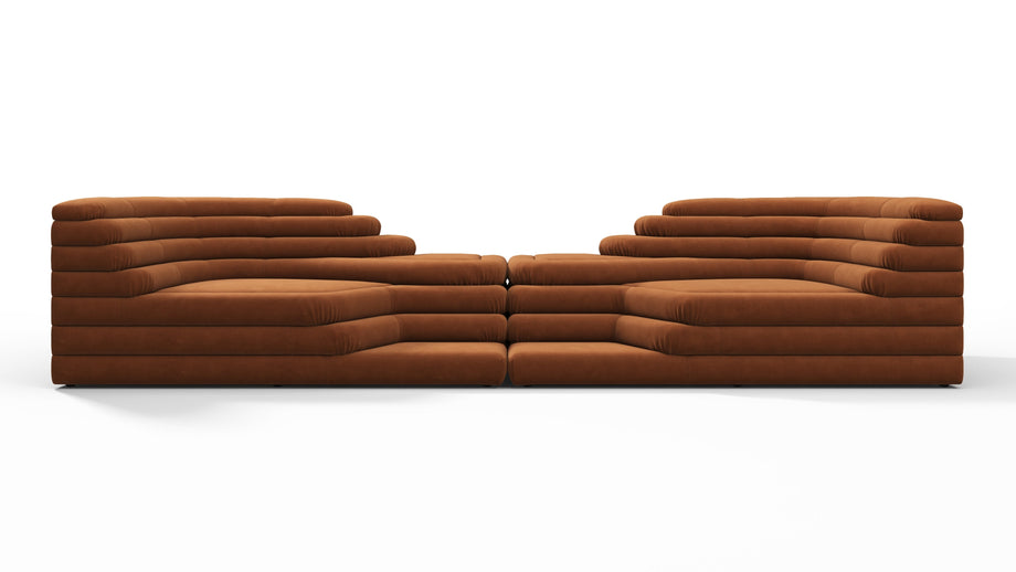 TerrazzaBurnt Orange Vegan Suede