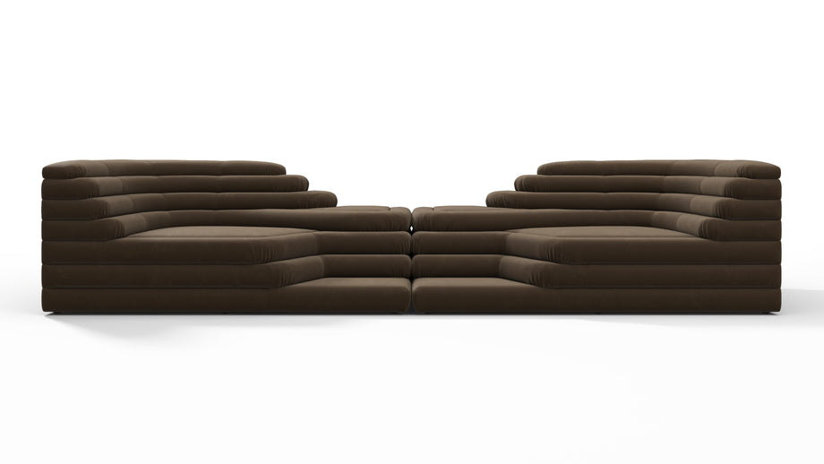 TerrazzaDistressed Brown Vegan Leather