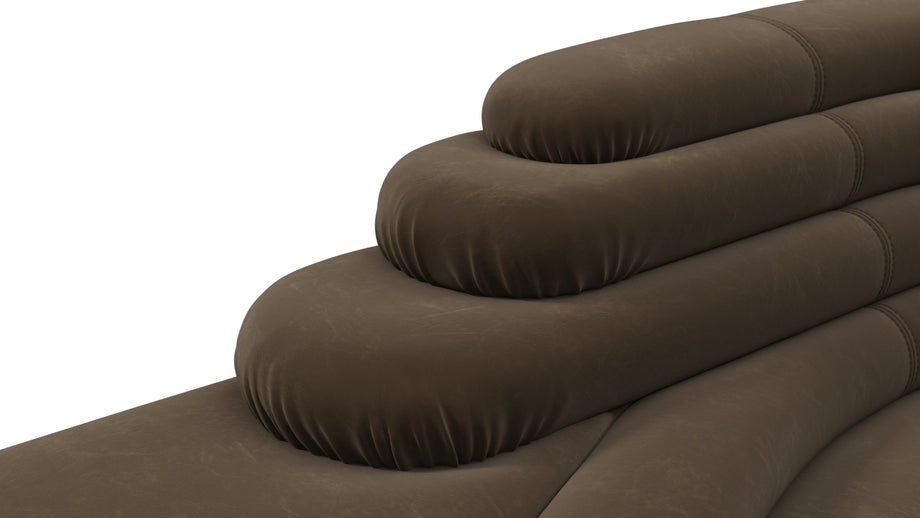 TerrazzaDistressed Brown Vegan Leather