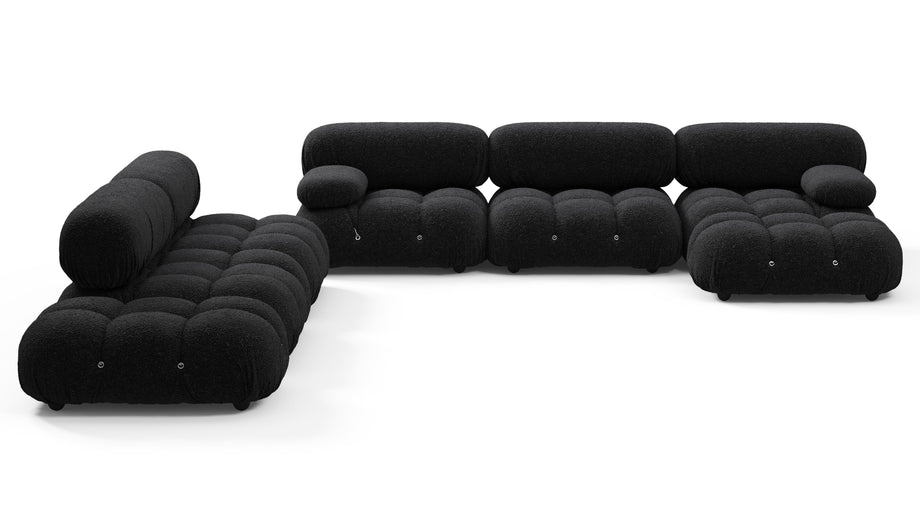 Seccional grande BelliniBlack Boucle