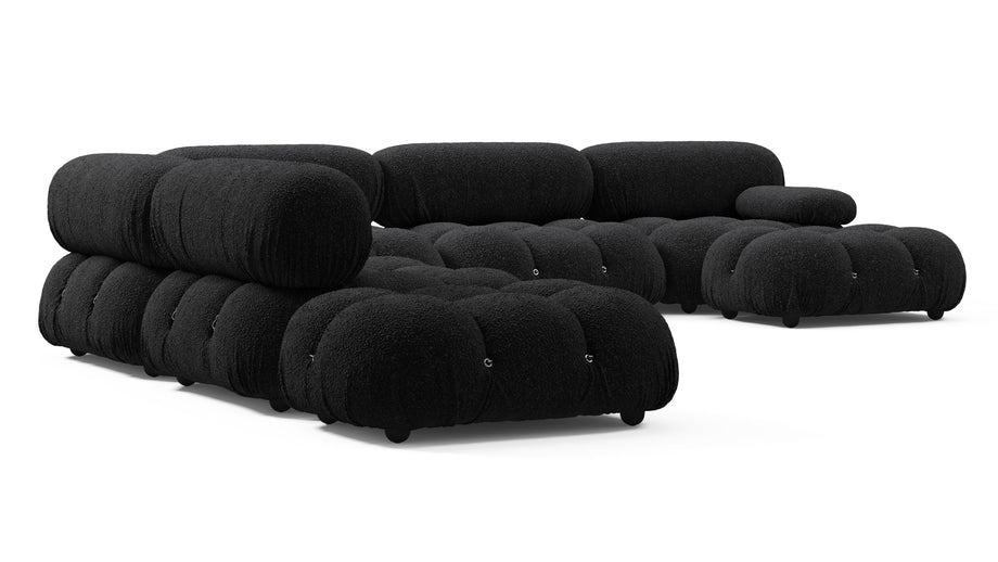 Seccional grande BelliniBlack Boucle