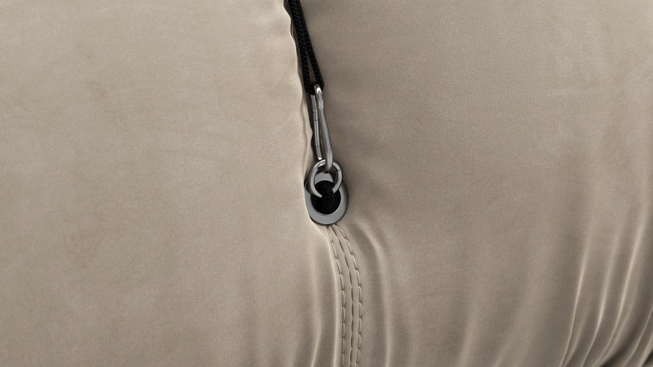 Seccional grande BelliniGreige Velvet