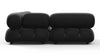 Bellini Sectional - Black Velvet - Image 4