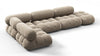 Bellini Sectional - Greige Velvet - Image 3
