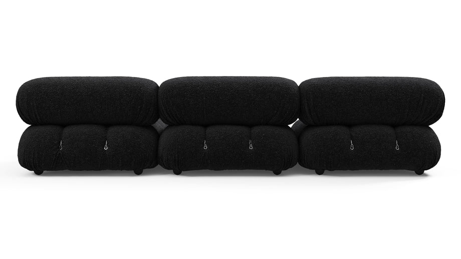 Bellini SeccionalBlack Boucle