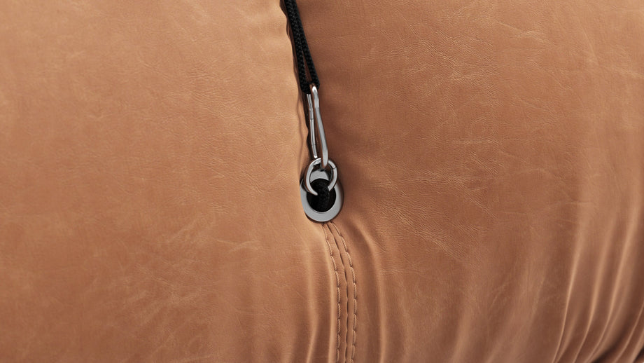 Bellini SeccionalTan Vegan Leather
