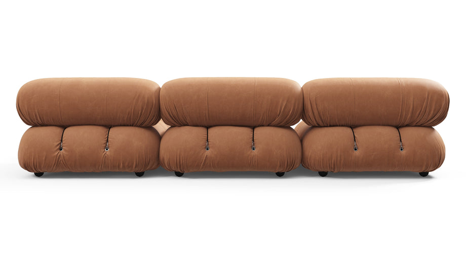 Bellini SeccionalTan Vegan Leather