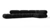 Bellini Sectional - Black Boucle - Image 2