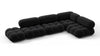 Bellini Sectional - Black Boucle - Image 3