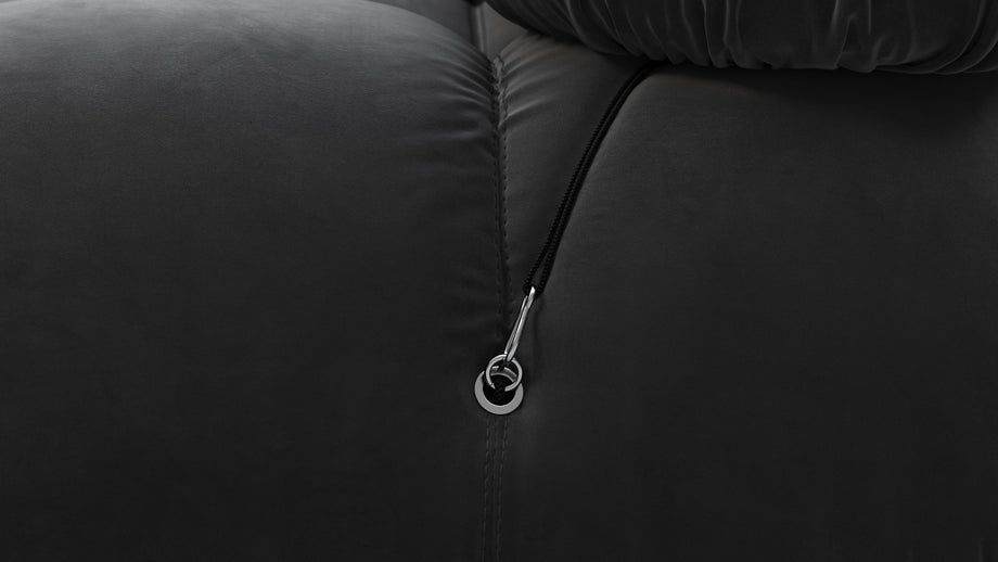 Bellini SectionalBlack Velvet