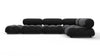 Bellini Sectional - Black Velvet - Image 1