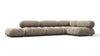 Bellini Sectional - Greige Velvet - Image 2