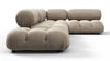 Bellini Sectional - Greige Velvet - Image 4