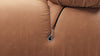 Bellini Sectional - Tan Vegan Leather - Image 7