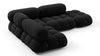 Bellini Sectional - Black Boucle - Image 3