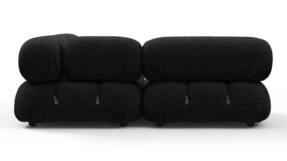 Bellini SectionalBlack Boucle