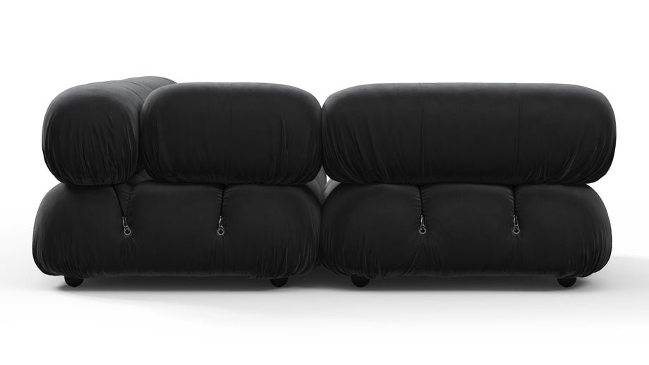 Bellini SectionalBlack Velvet