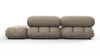 Bellini Sectional - Greige Velvet - Image 5