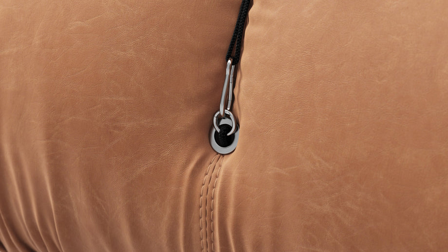 Bellini SectionalTan Vegan Leather