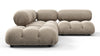 Bellini Sectional - Greige Velvet - Image 4